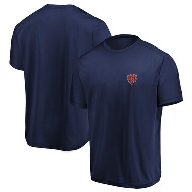 Majestic Chicago Bears Navy Showtime Logo Cool Base T-Shirt