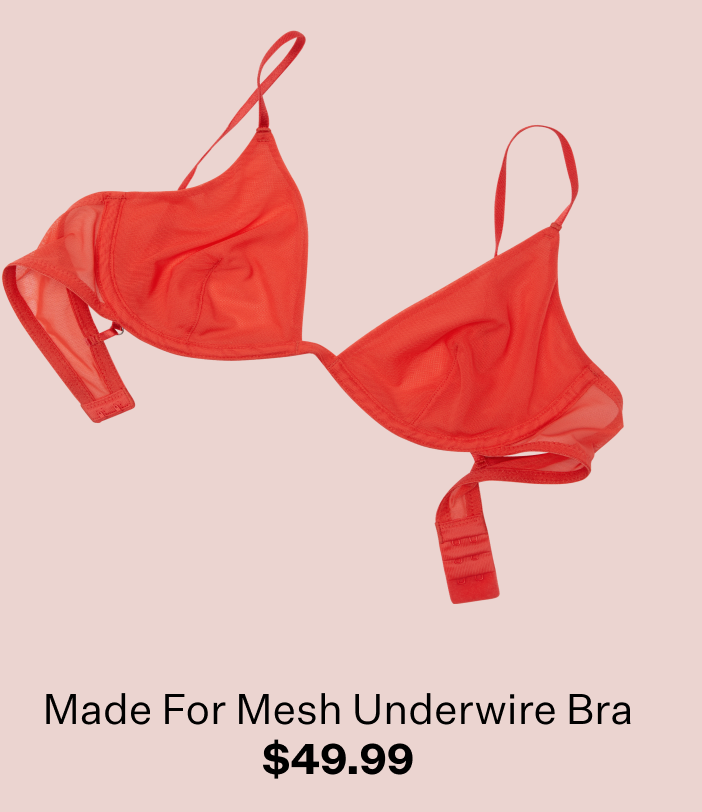 Made For Mesh Underwire Bra