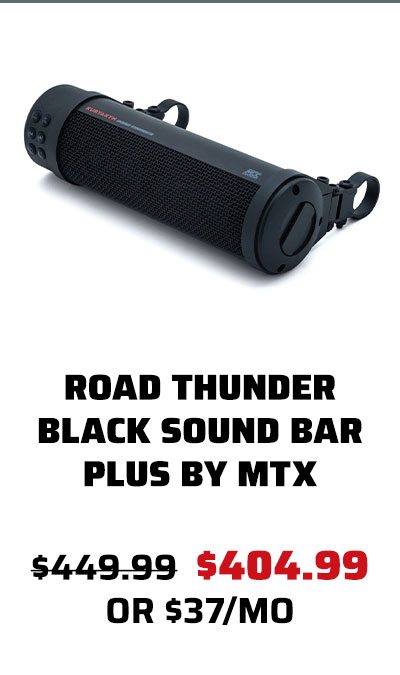 Road Thunder Black Sound Bar