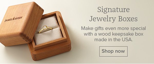 Signature Jewlery Boxes - Make gifts even more special with a wood keepsake box made in the USA. Shop now