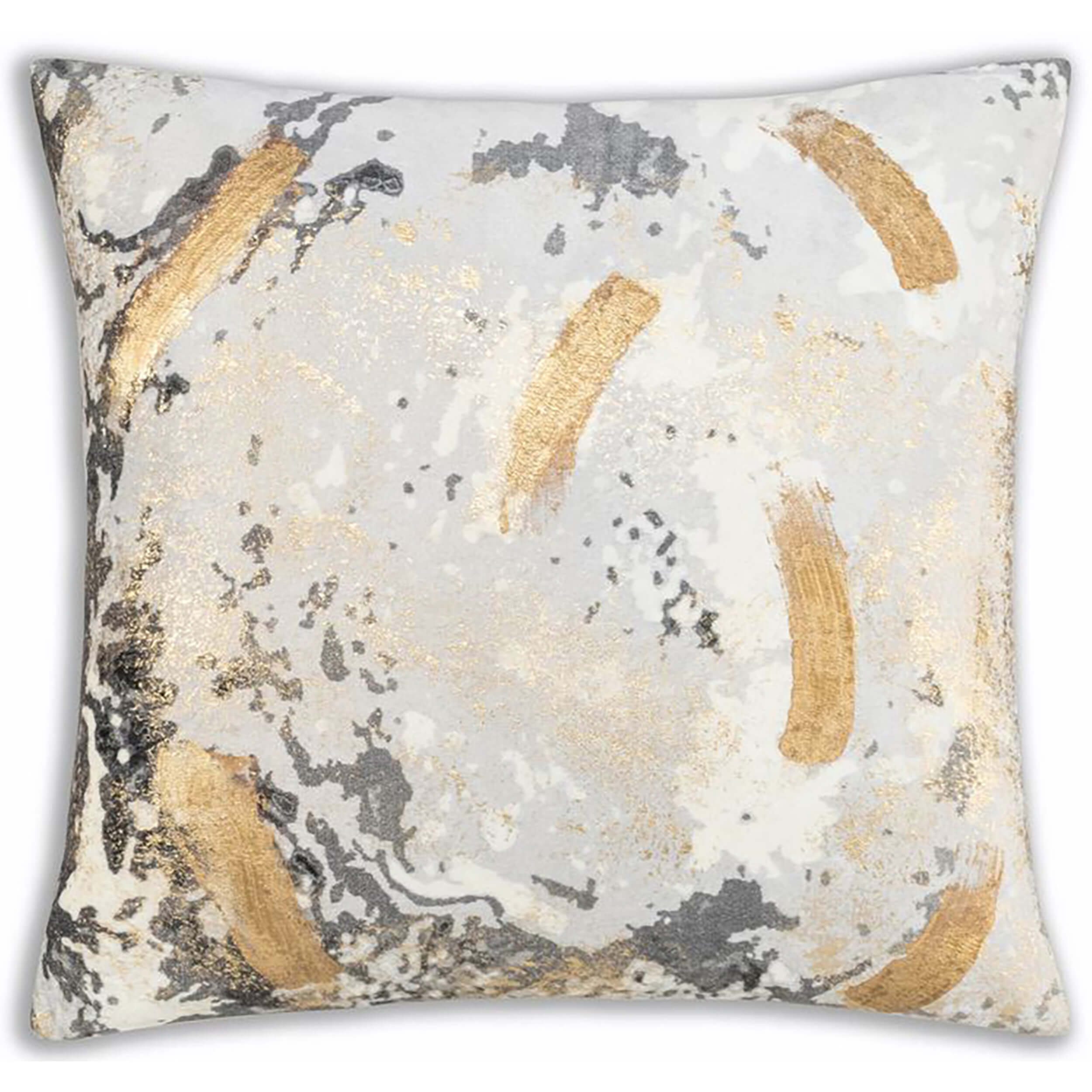 Image of Lahana Pillow, Ivory/Grey