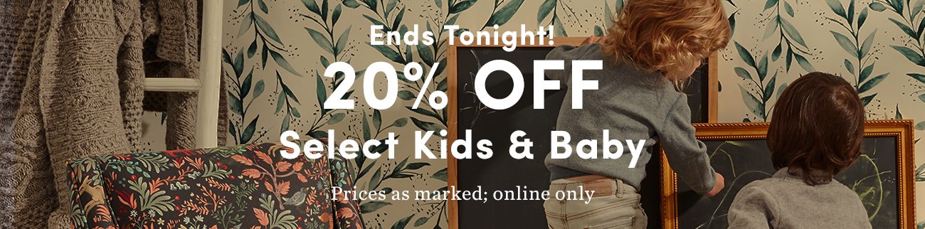 20% off Kids & Baby