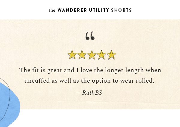Shop the wanderer utility shorts.