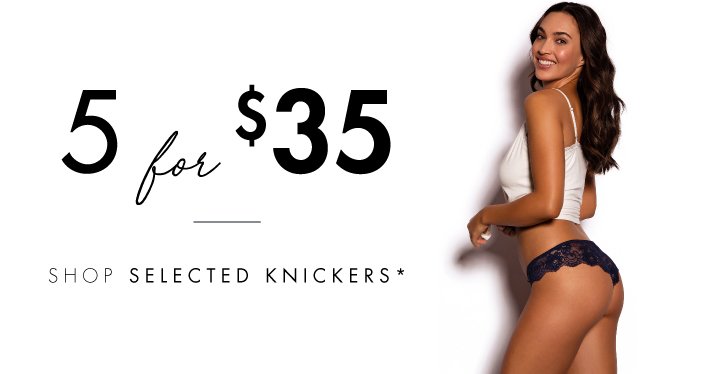 5 for $35 Knickers