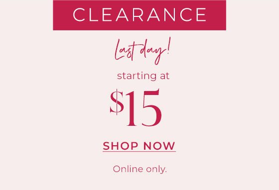 Shop Clearance