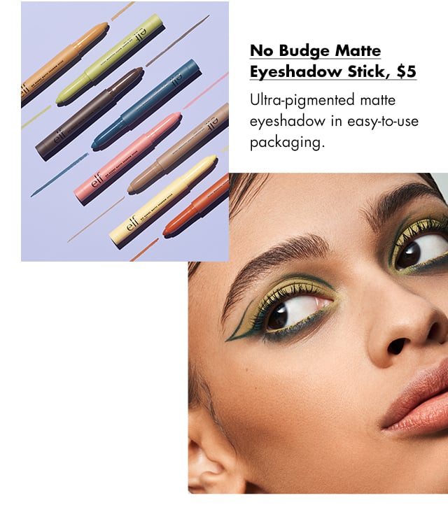 No-budge matte eyeshadow stick