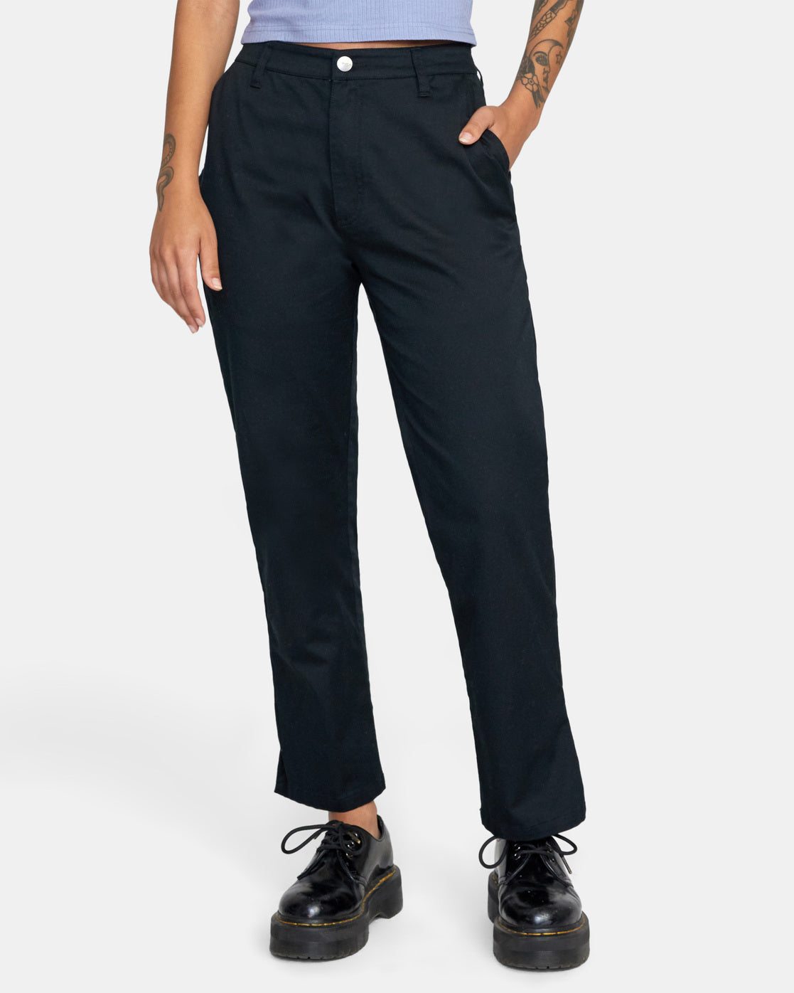 Image of Weekend Stretch Pants - True Black