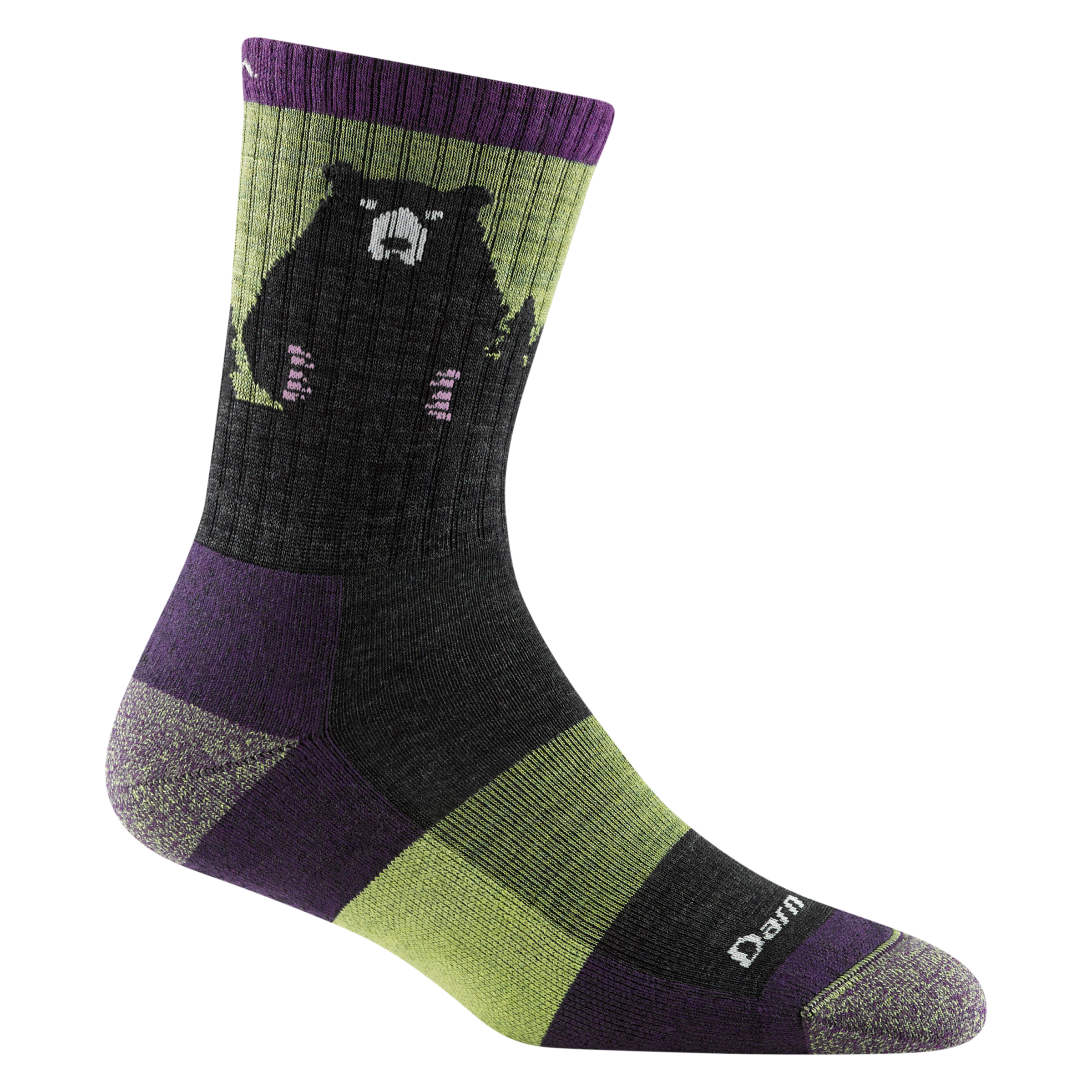 Image of Women's Bear Town Micro Crew Lightweight Hiking Sock