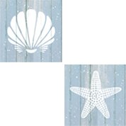 $29.99 SHIPS FREE | Coastal Shells(Set of 2) | Canvas Wall Art | Shop Now