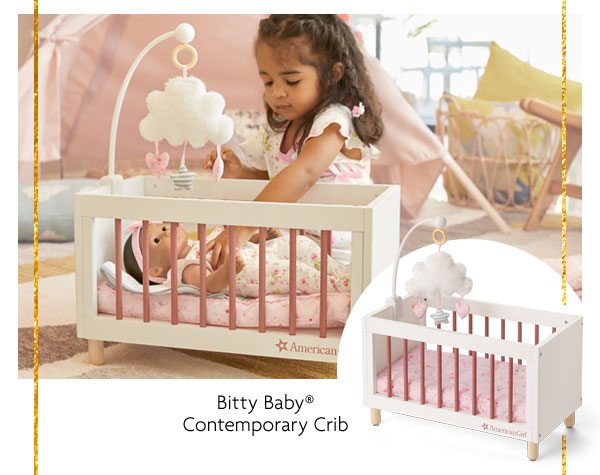 CB2: Bitty Baby® Contemporary Crib