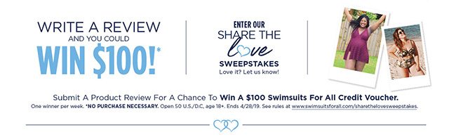 Enter Our Share The Love Sweepstakes