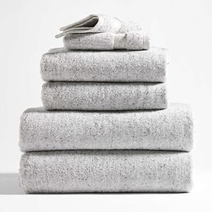 Grey Fleck Organic Turkish Cotton Bath Towels
