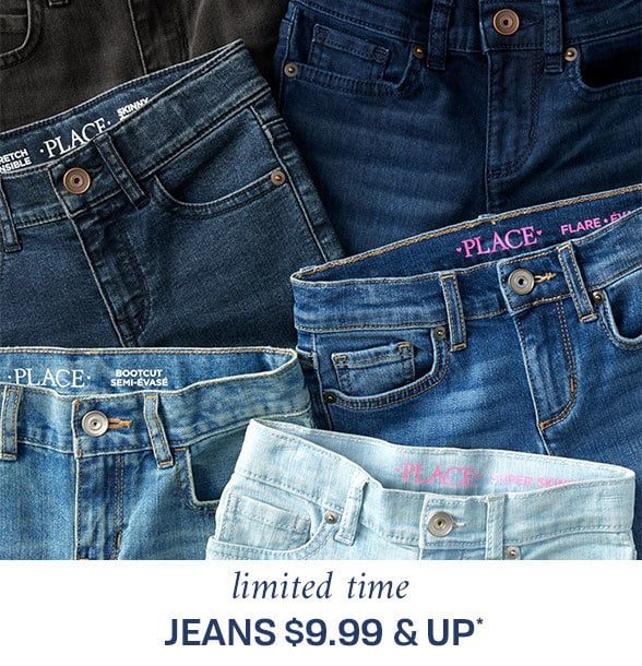 $9.99 & Up Jeans