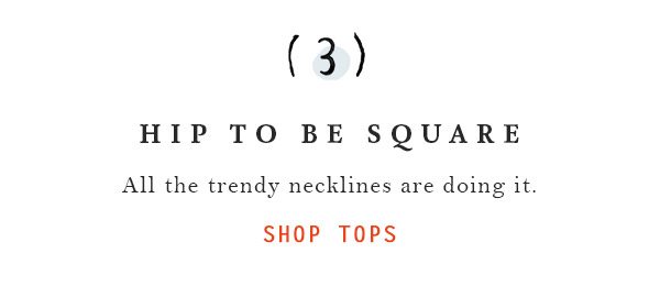 Shop tops.