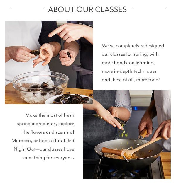 Cooking Classes at Sur La Table