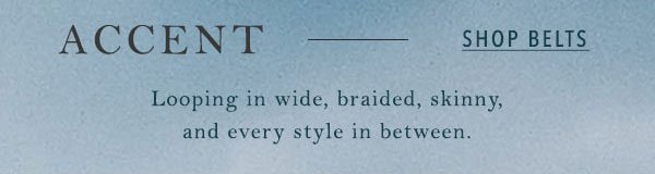 Shop belts.