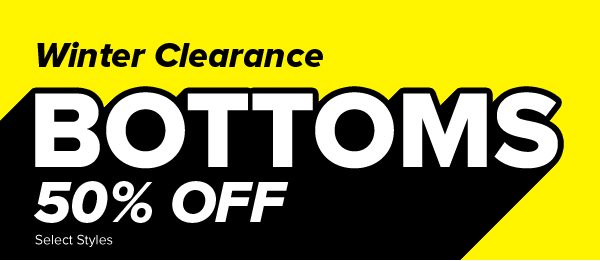 Shop Winter Clearance Bottoms