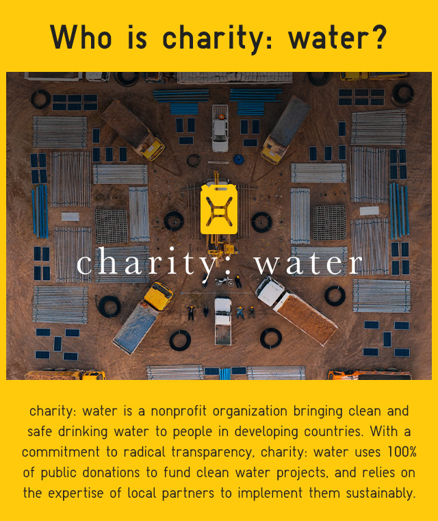 BANNER 1 - WHO IS CHARITY WATER?