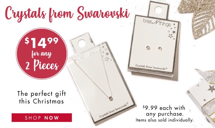 $9.99 Necklace or Earrings with any purchase 