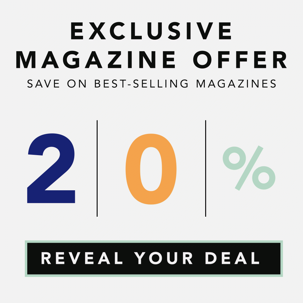 Give or get your favorite magazine subscription for 20% OFF!