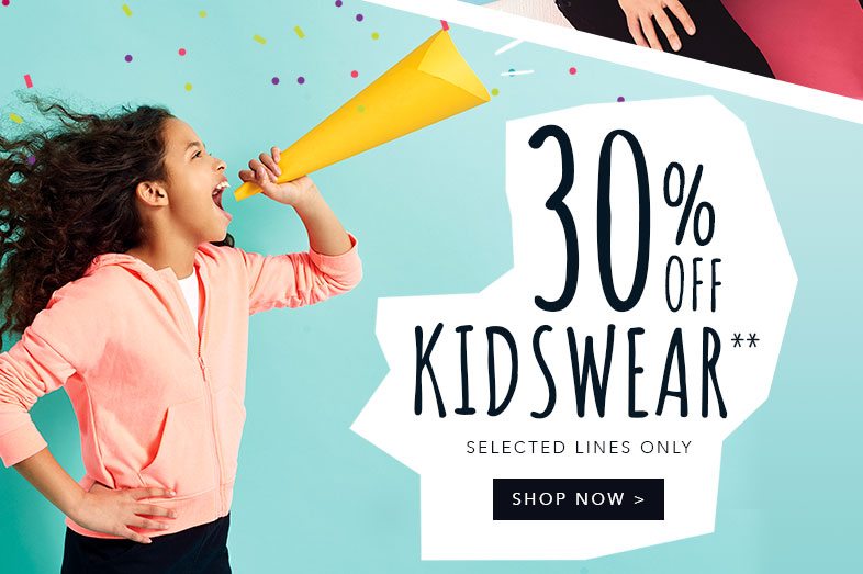 30 off kidswear