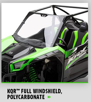 KQR™ Full Windshield, Polycarbonate