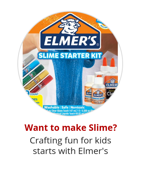 Want to make Slime? Crafting fun for kids starts with Elmer's