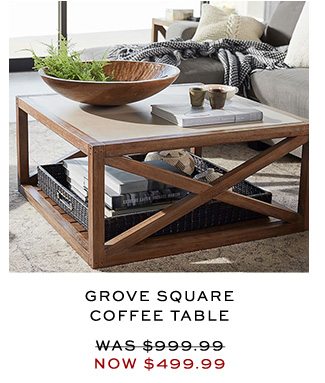 GROVE SQUARE COFFEE TABLE