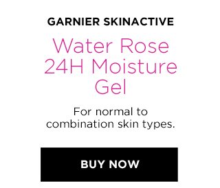 GARNIER SKINACTIVE - Water Rose 24H Moisture Gel - For normal to combination skin types. - BUY NOW