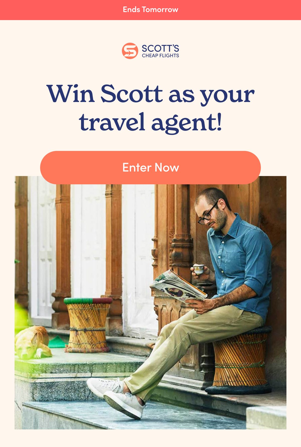 Win Scott as your travel agent