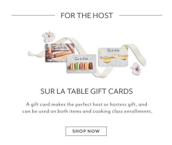 Sur La Table gift cards
