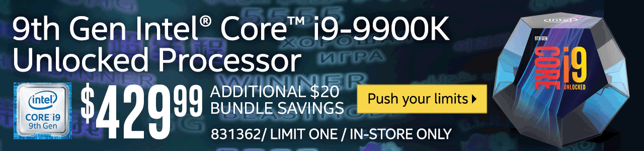 9th Gen Intel Core i9-9900K Unlocked Processor
