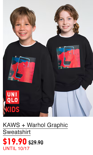 PDP 4 - KAWS+WARHOL KIDS GRAPHIC SWEATSHIRT