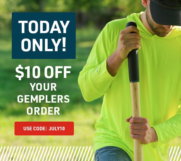 Today only! $10 Off your Gemplers Order