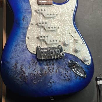 Tribute Comanche Electric Guitar - Aqua Burst, Sweetwater Exclusive