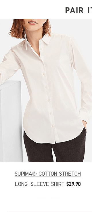 SUPIMA COTTON STRENGTH LONG-SLEEVE SHIRT $29.90