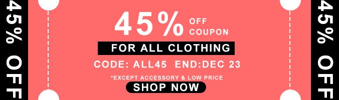 45% OFF Coupon