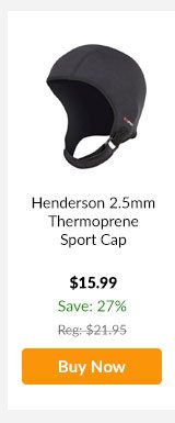 Henderson 2.5mm Thermoprene Sport Cap - Buy Now