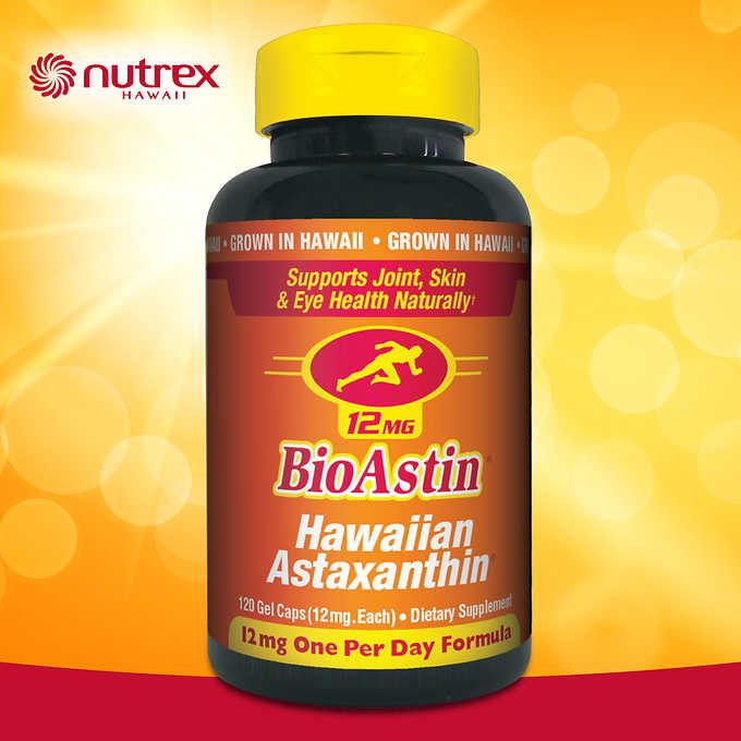 BioAstin Hawaiian Astaxanthin 12 mg, 120 Soft Gels