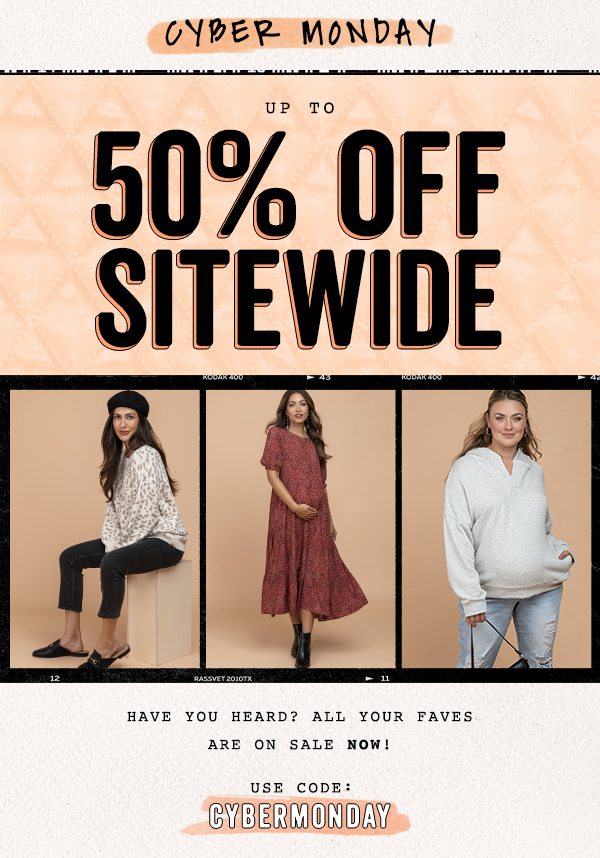 CYBER MONDAY: Up To 50% OFF Sitewide