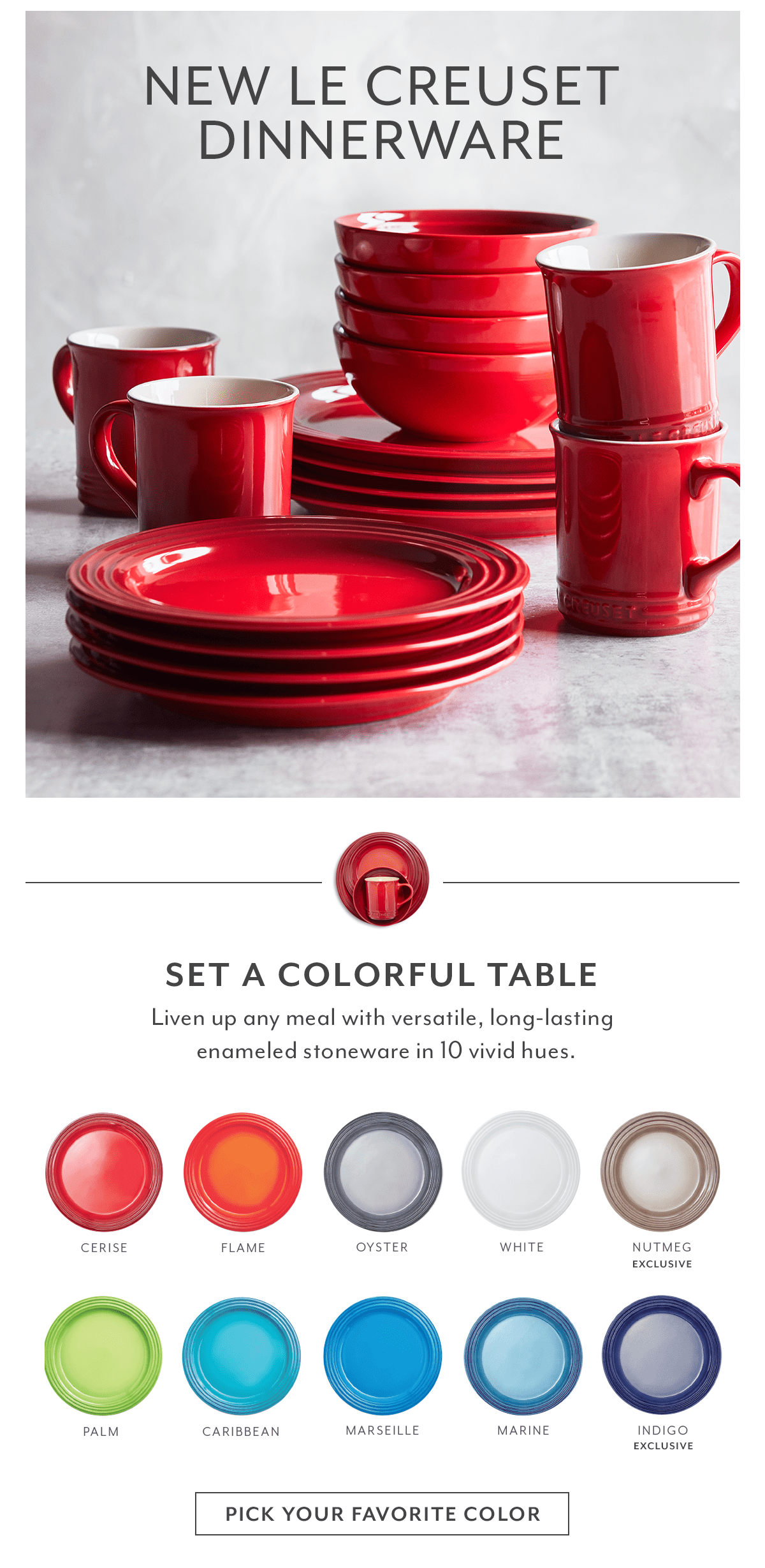 Le Creuset Dinnerware