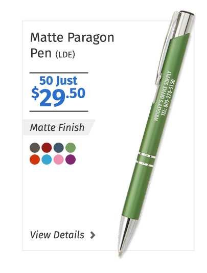 Matte Paragon Pen 50 just $29.50