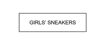 GIRLS’ SNEAKERS