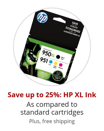 Enjoy free shipping on all ink & toner, no minimum purchase