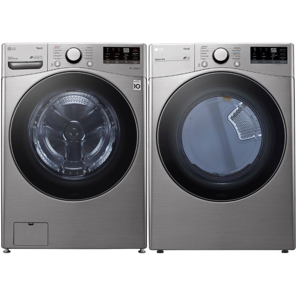 LG Graphite Steel Electric Laundry Pair - 3600