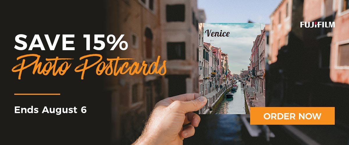 SAVE 15% OFF Photo Postcards - Ends August 6