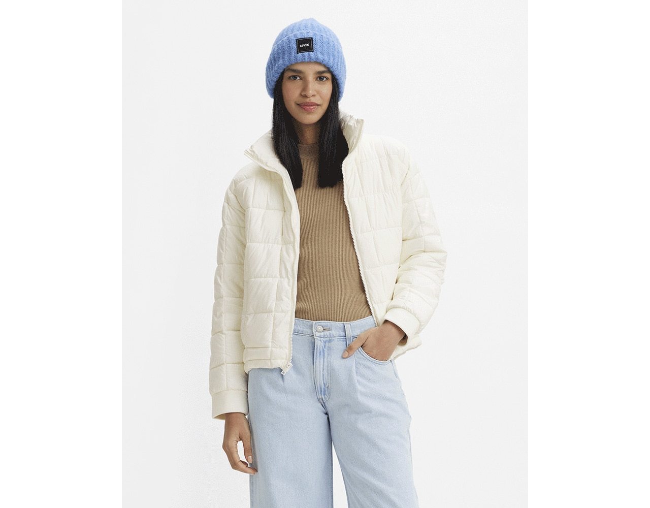 SHOP BOX QUILTED PUFFER JACKET