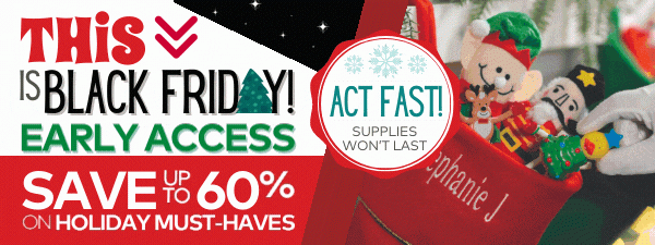 Early Access Black Friday Sale!