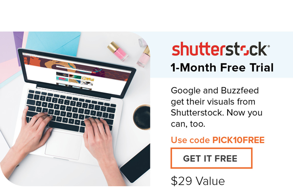 Free: 1-Month Trial to Shutterstock