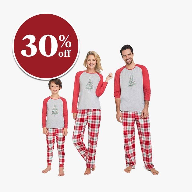 ED Ellen DeGeneres Christmas Tree Family Pajama Collection - 30percent off